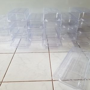 Set of 37 Clear Acrylic Shoe Storage System